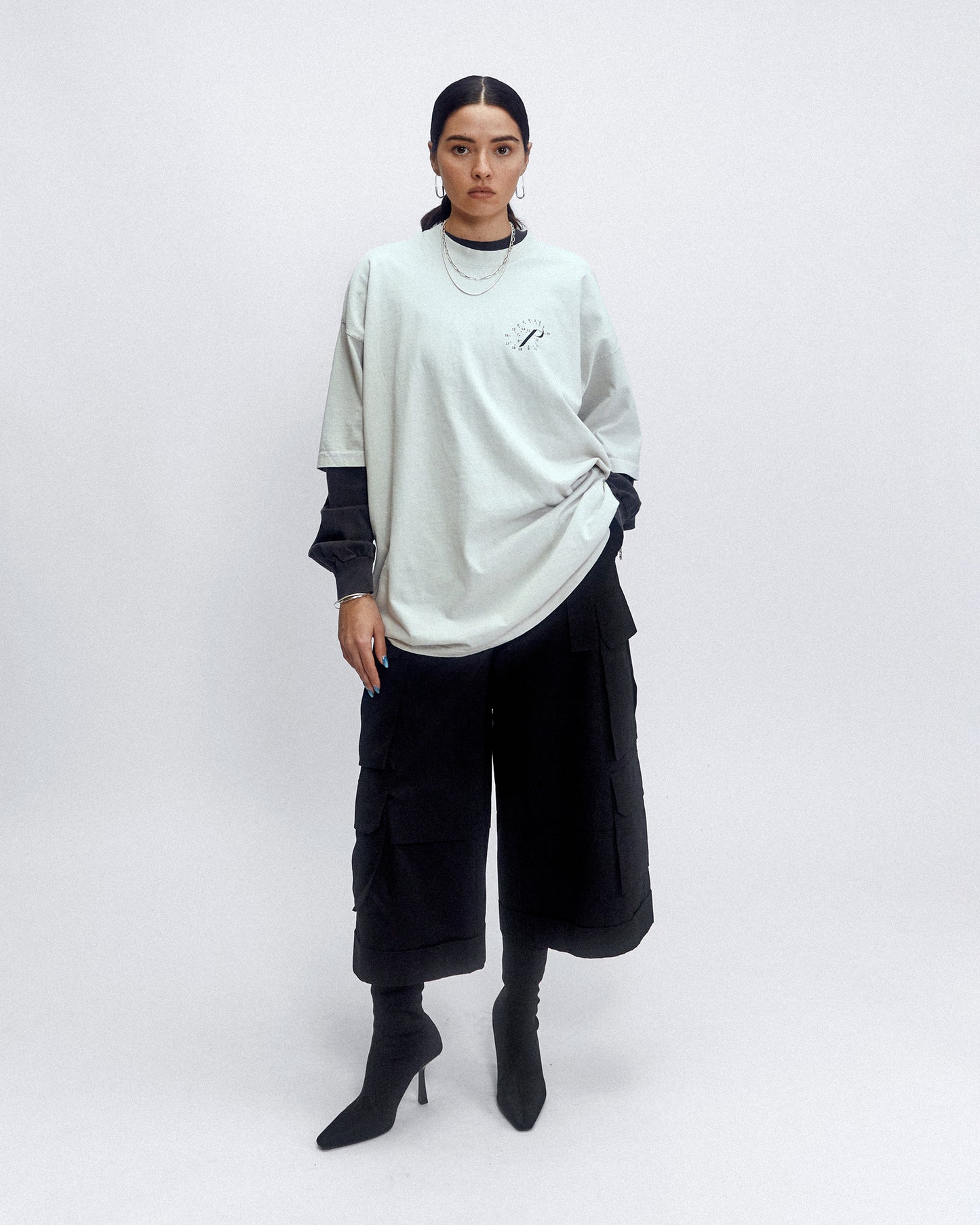Connect The Dots T-Shirt - Cement