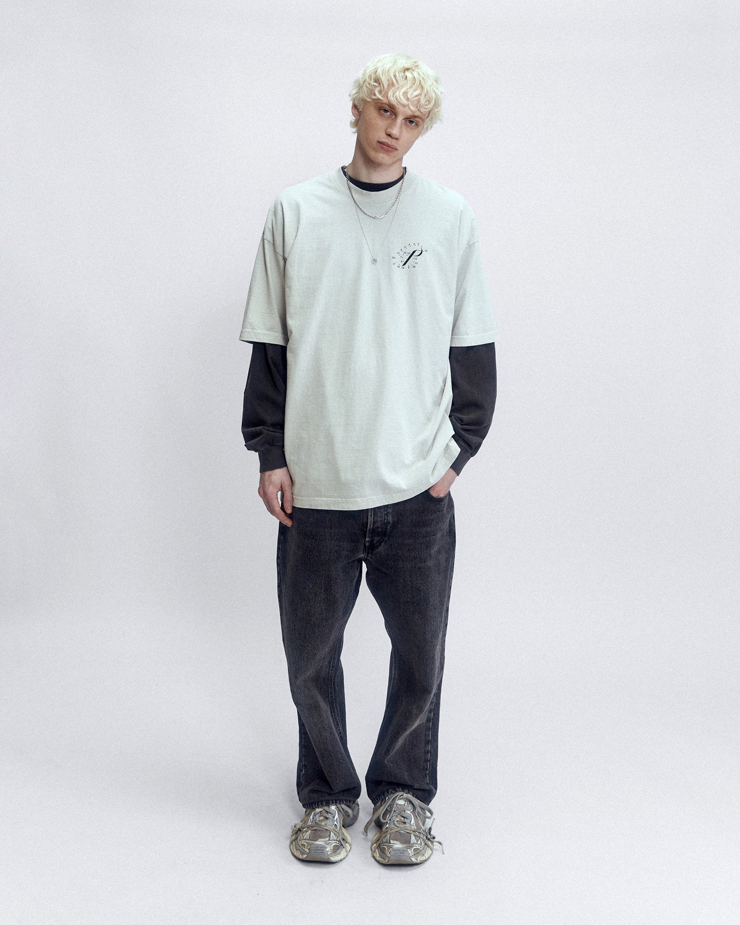 Connect The Dots T-Shirt - Cement
