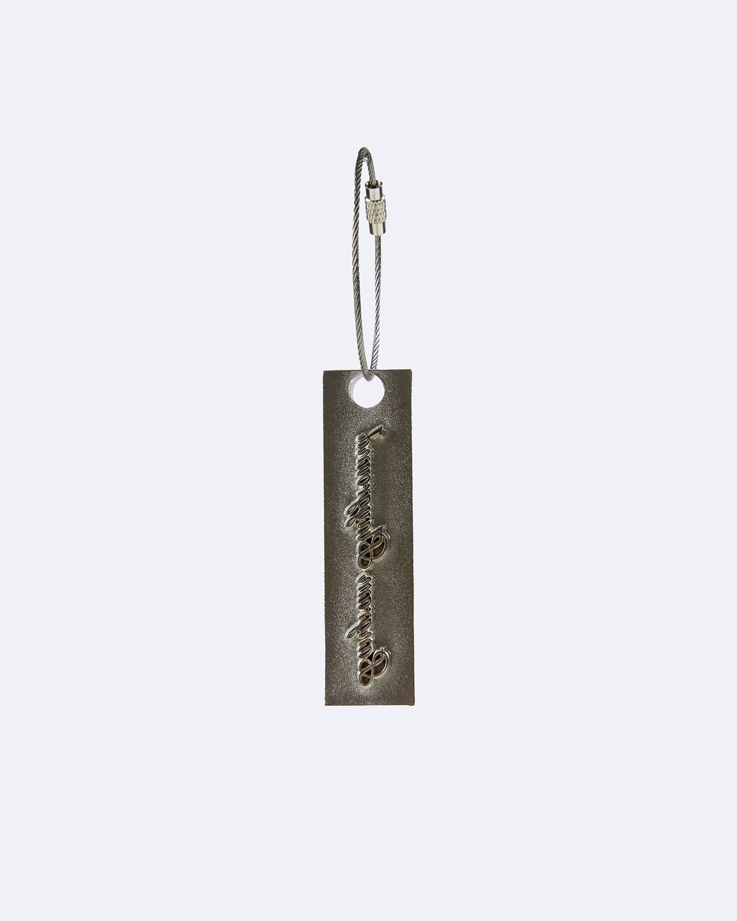Pangram Playground Punch Keychain - Silver