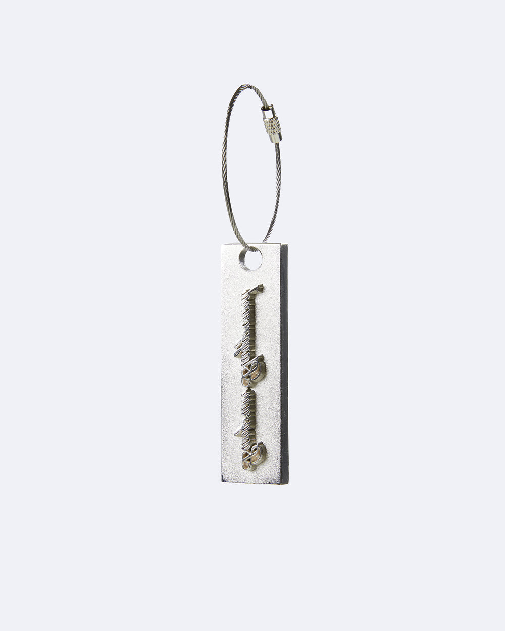 Pangram Playground Punch Keychain - Silver