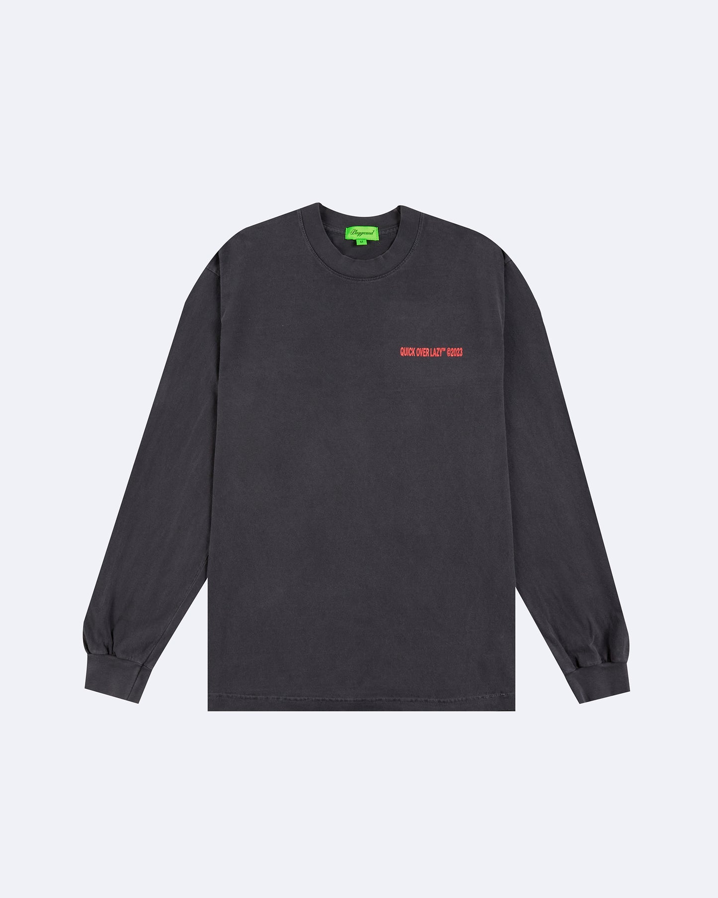 Quick Over Lazy Longsleeve T-Shirt - Vintage Black