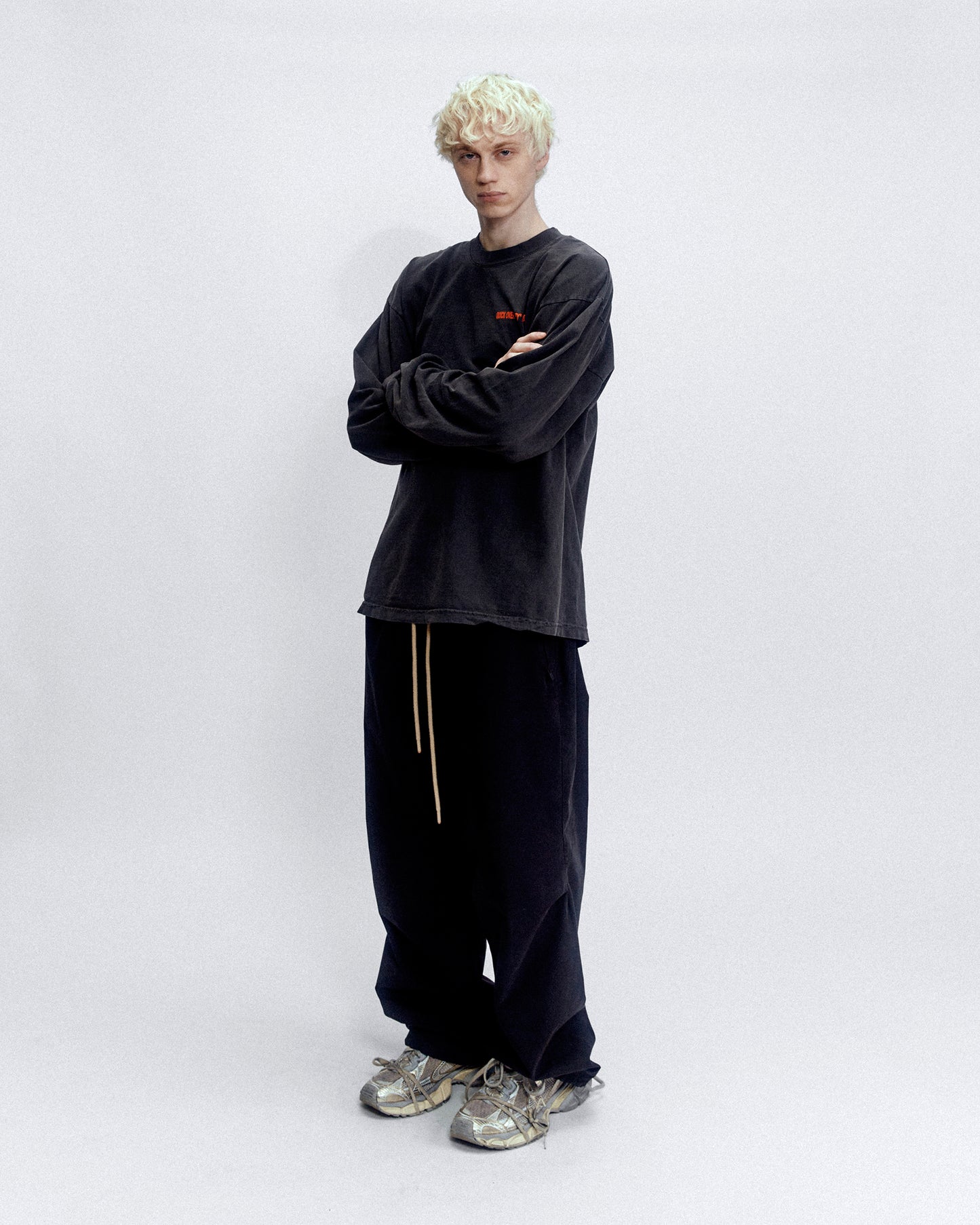 Quick Over Lazy Longsleeve T-Shirt - Vintage Black