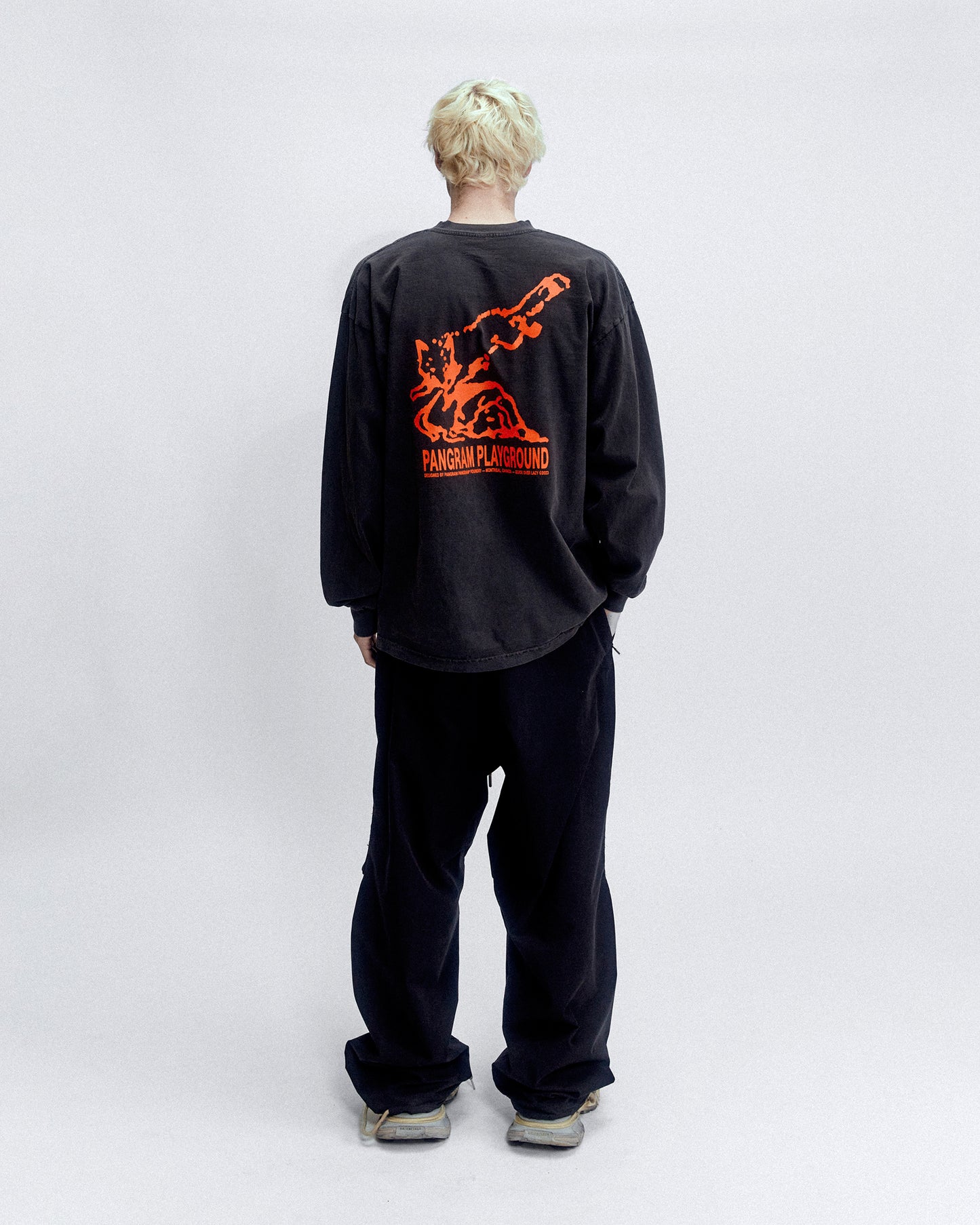 Quick Over Lazy Longsleeve T-Shirt - Vintage Black