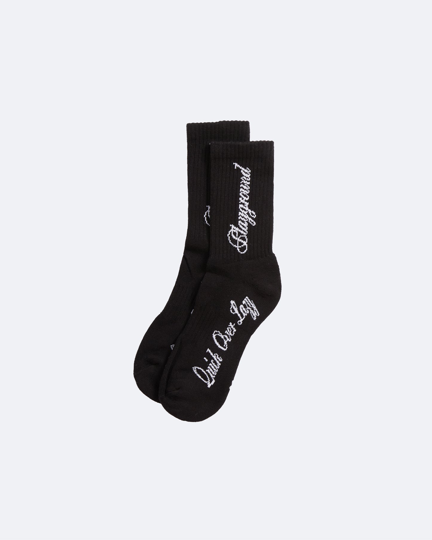 Pangram Playground Quick Over Lazy Socks - Black