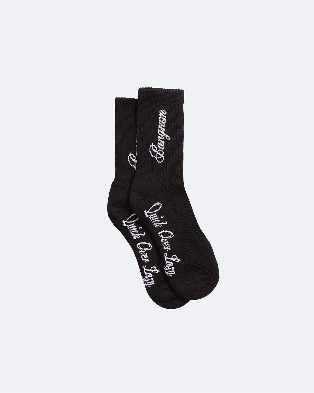 Pangram Playground Quick Over Lazy Socks - Black