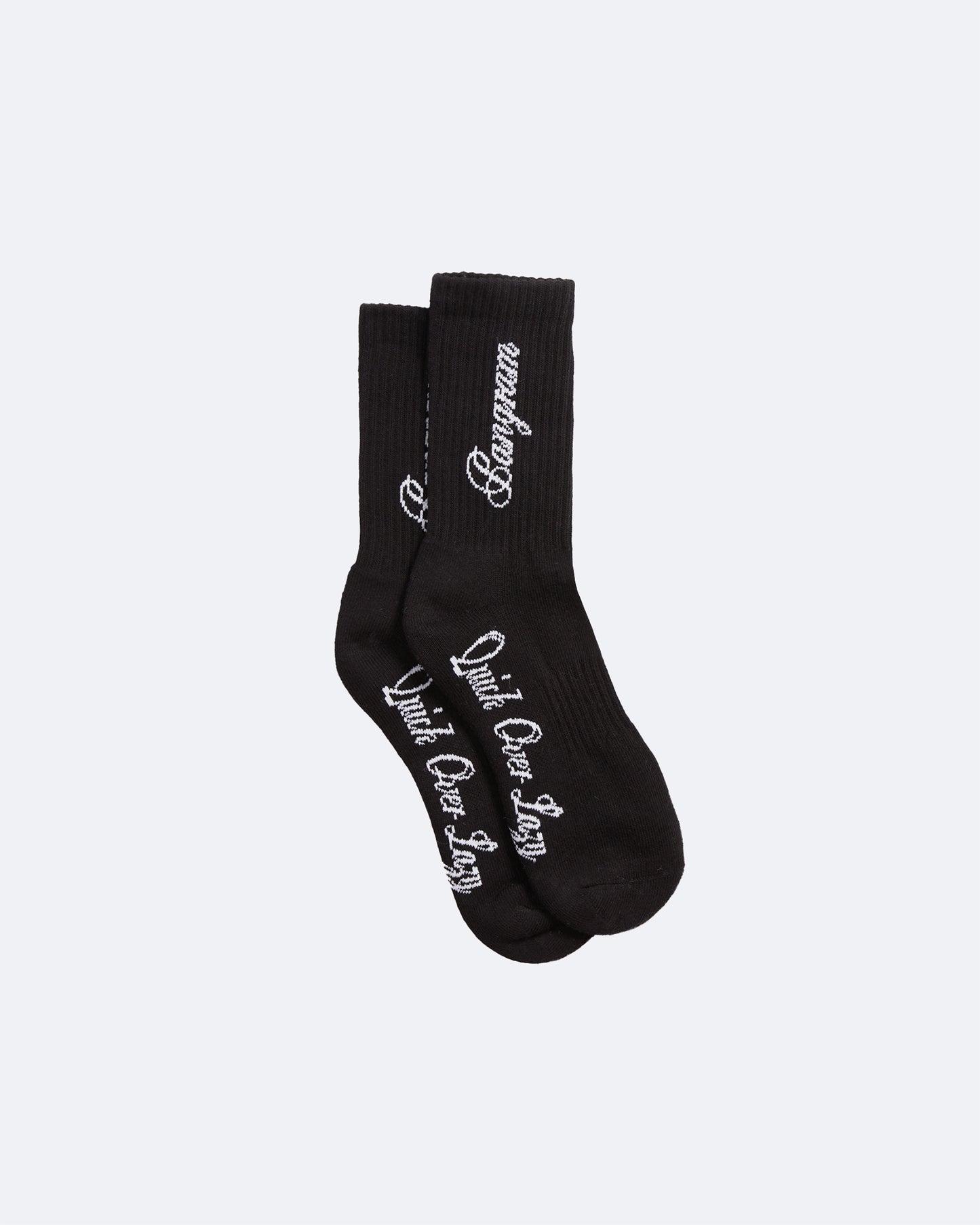 Pangram Playground Quick Over Lazy Socks - Black