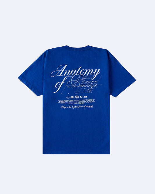 Anatomy Of Play T-Shirt - Cobalt Blue